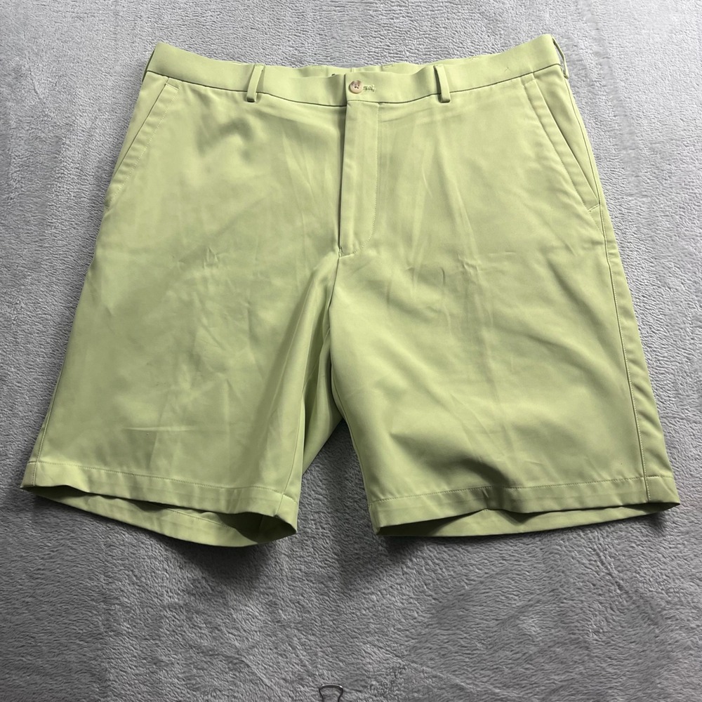 Peter Millar Crown Sport Mens Golf Salem Shorts Green MS17EB82‎ Size 38